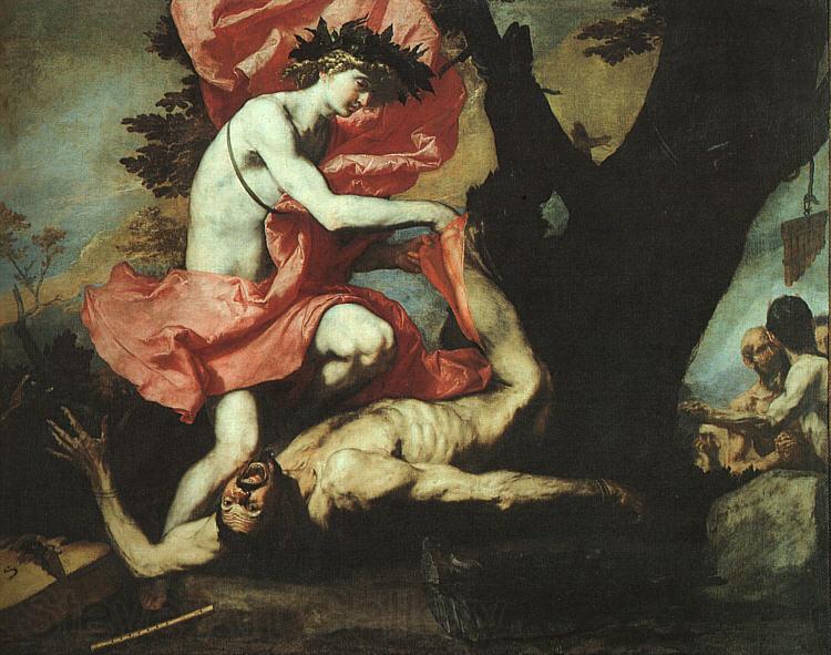 Jusepe de Ribera The Flaying of Marsyas Spain oil painting art